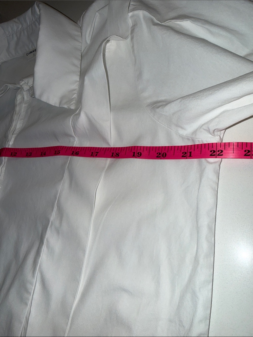 Commense Oversized Button Down Cotton Shirt | Size L - Picture 11 of 13